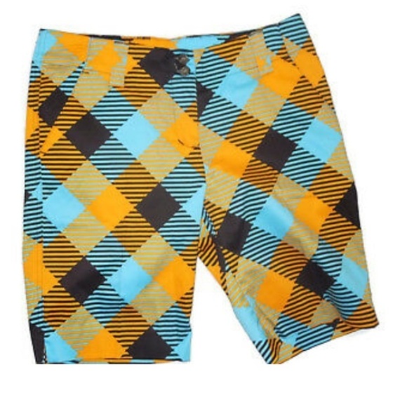 Loudmouth Microwave Print Golf Walking Shorts - Picture 1 of 8